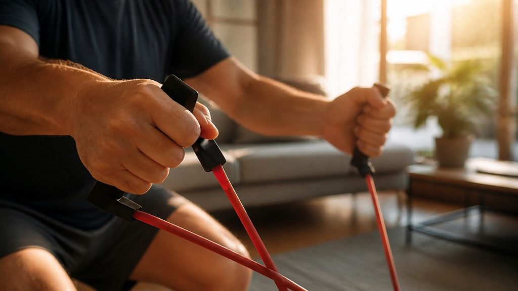 bodyweight resistance band routines