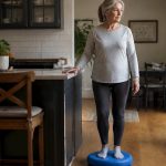 balance pads discs fall prevention training