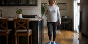 balance pads discs fall prevention training